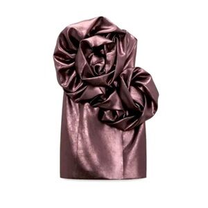 Zara Limited Edition Voluminous Flower Mini Dress